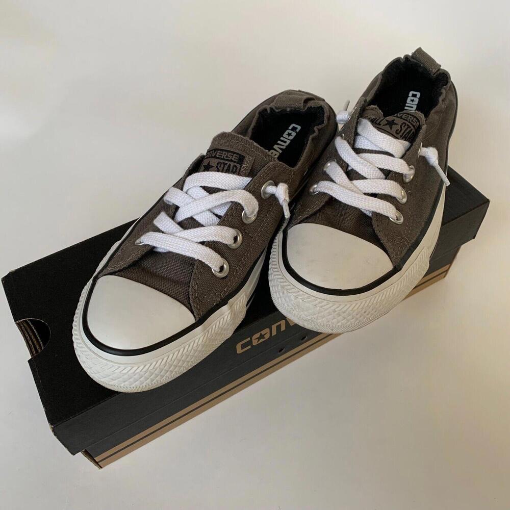 Converse Chuck Taylor All Star Shoreline Slip On Sneaker Charcoal Women's Size 6